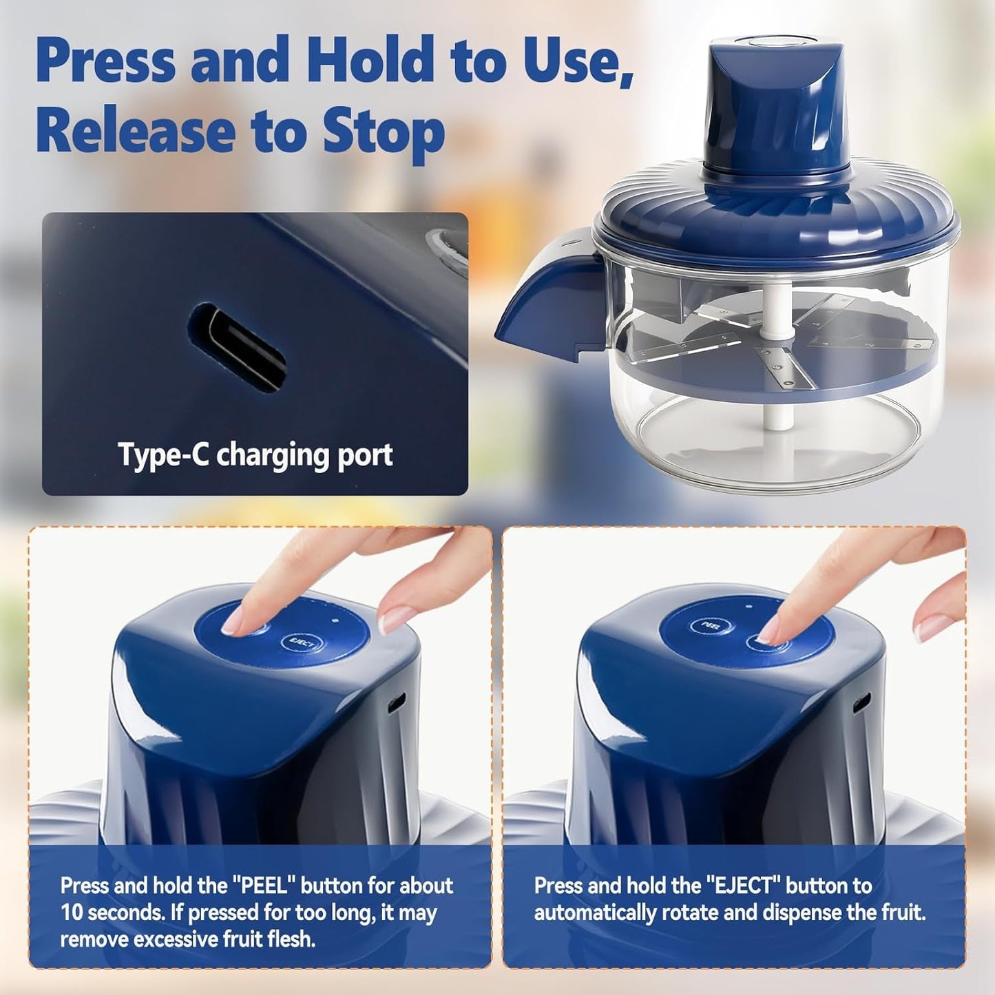 Electric Grape Peeling Machine, 3 in 1 Automatic Automatic Small Fruit Peeling Tool Garlic Peeler Machine for Grapes Garlic Tomato Dates Plums Olives